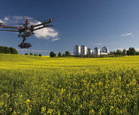 Drona cu senzori utilizata in agricultura