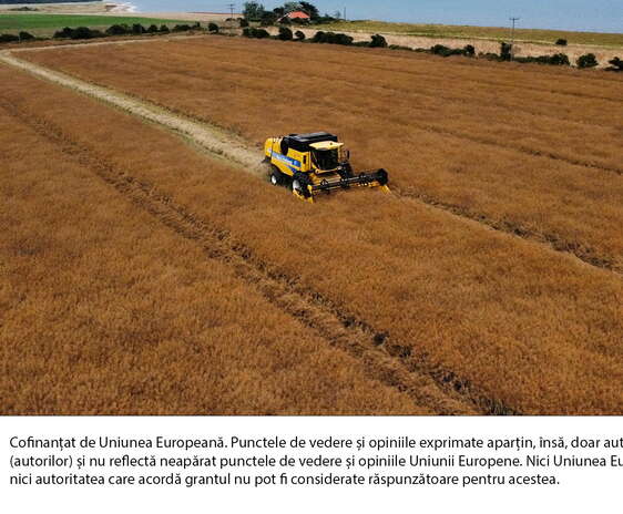 Combină agricolă la recoltat pe un camp cultivat cu cereale © Pexels / Field Photography / rural.rfi.ro