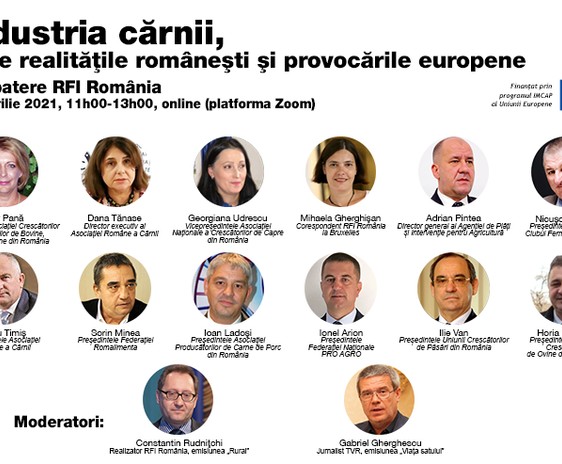 Dezbatere RFI România: Industria cărnii, între realitățile românești și provocările europene