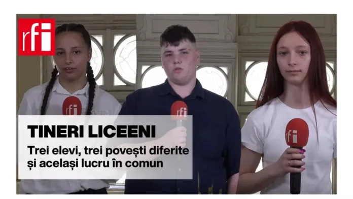 Trei elevi de liceu tehnologic